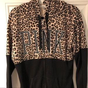 PINK Boyfriend Zip Up